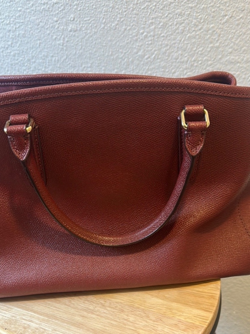 COACH Small Margot Carryall Crossgrain Leather Satchel - Picture 5 of 5